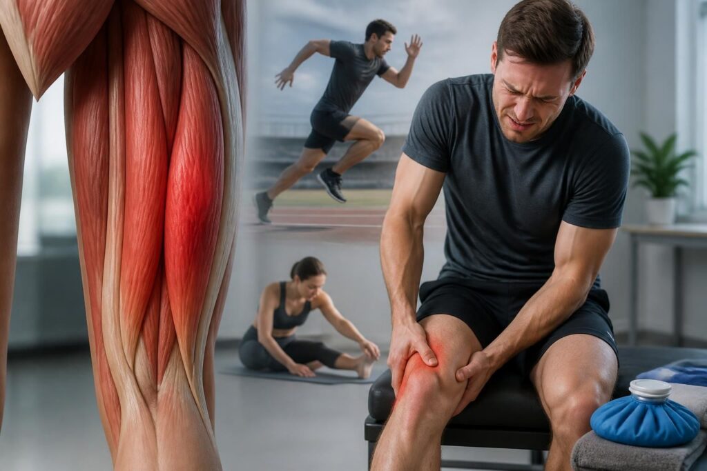 leer alles over hamstringblessures: de meest voorkomende oorzaken, herkenbare symptomen en effectieve herstelmethoden om snel weer mobiel te zijn.