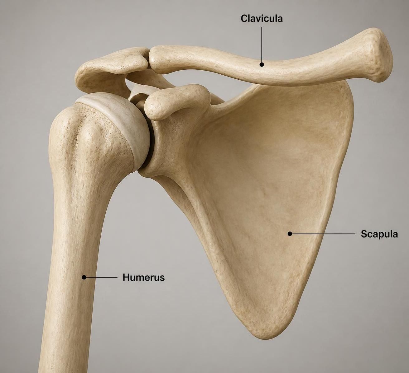 leer de basisprincipes van de schouderanatomie eenvoudig en duidelijk uitgelegd, ideaal voor studenten en geïnteresseerden in de menselijke anatomie.