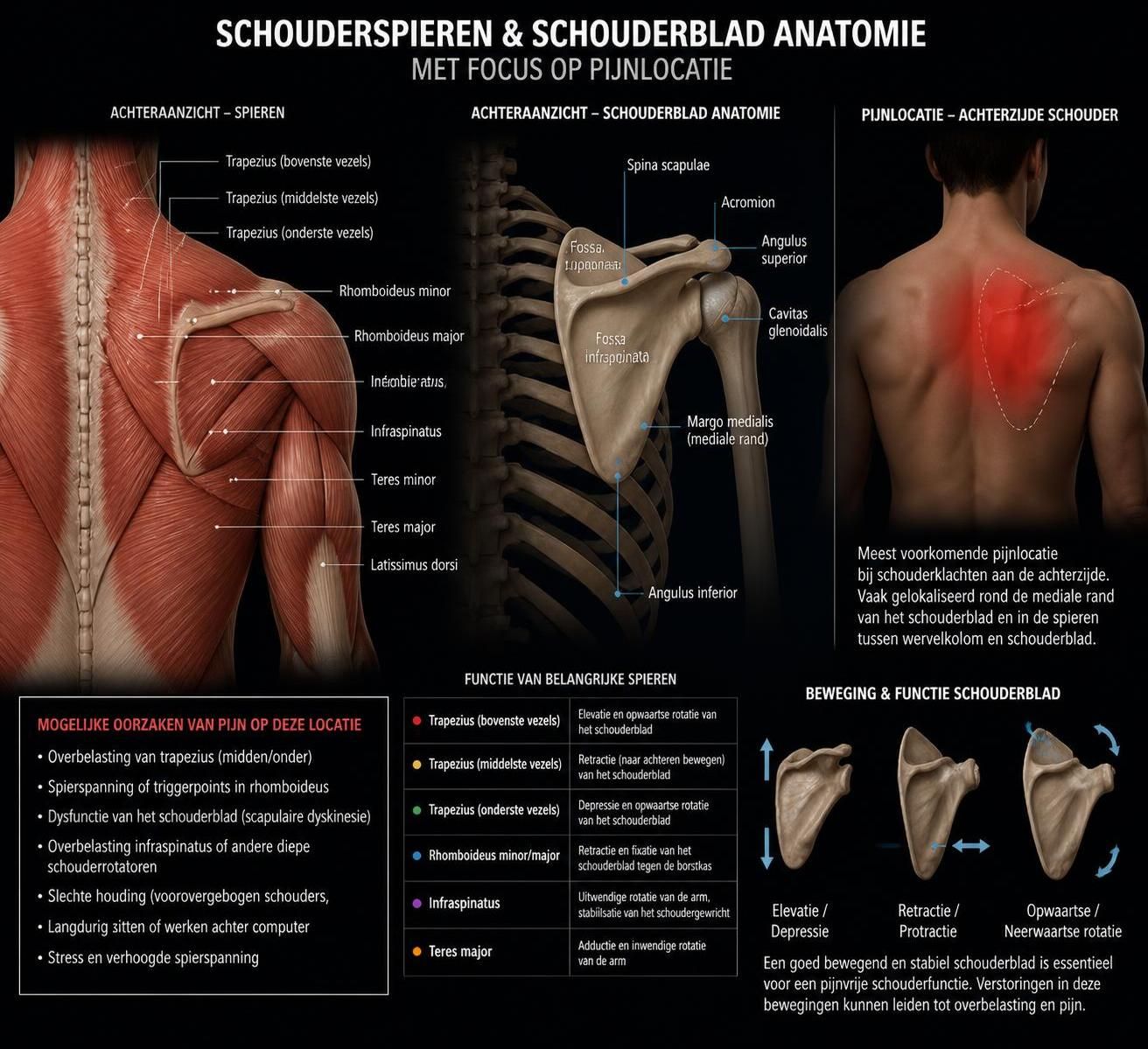 ontdek de belangrijkste oorzaken van pijn in het schouderblad en effectieve oplossingen om ongemak te verlichten en je mobiliteit te verbeteren.