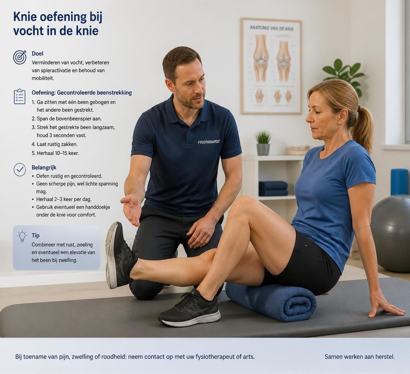 ontdek wat knie met vocht betekent, de oorzaken en effectieve manieren om ermee om te gaan voor een betere mobiliteit en minder pijn.