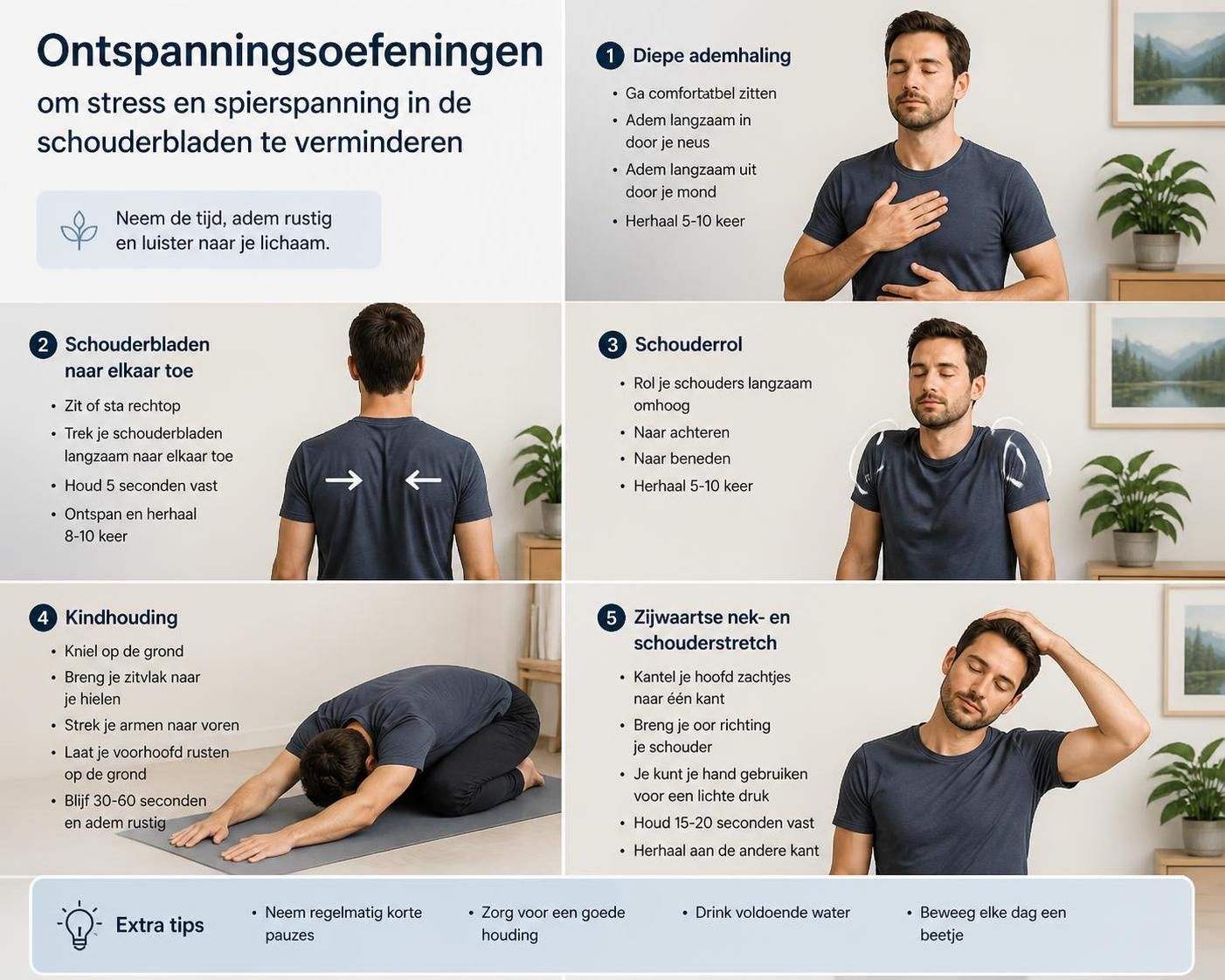 ontdek de belangrijkste oorzaken van pijn tussen de schouderbladen en leer effectieve methoden om deze pijn te verlichten voor meer comfort en bewegingsvrijheid.