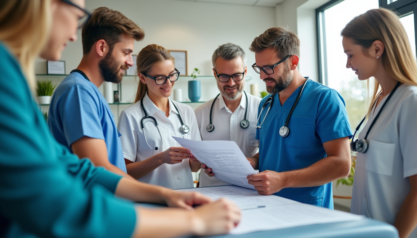 Fysiotherapieteam bespreekt behandelplan