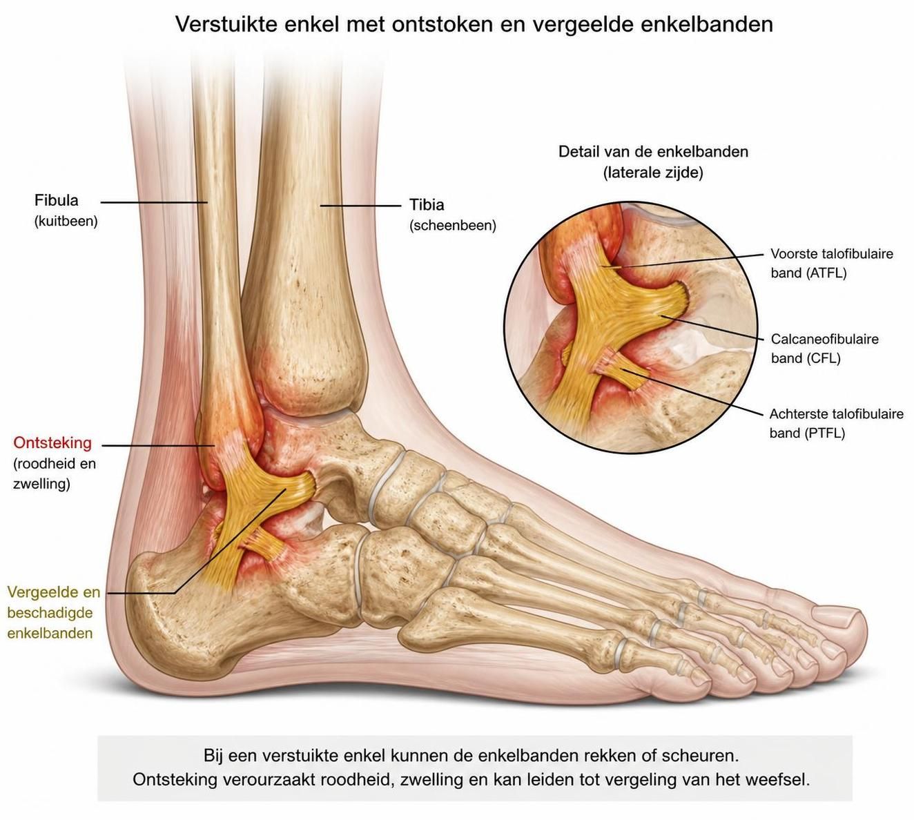 leer alles over verstuikte enkelbanden: ontdek de oorzaken, herken de symptomen en vind effectieve behandelingen voor een spoedig herstel.