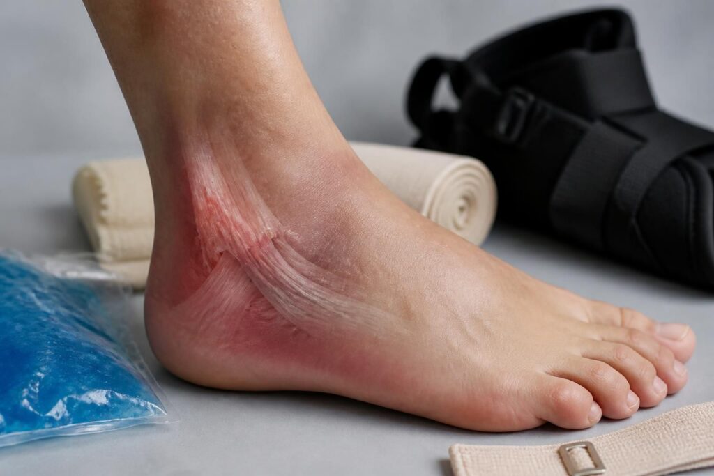 ontdek de oorzaken, symptomen en behandelingen van verrekte enkelbanden. leer hoe je pijn kunt verlichten en snel kunt herstellen van deze veelvoorkomende enkelblessure.