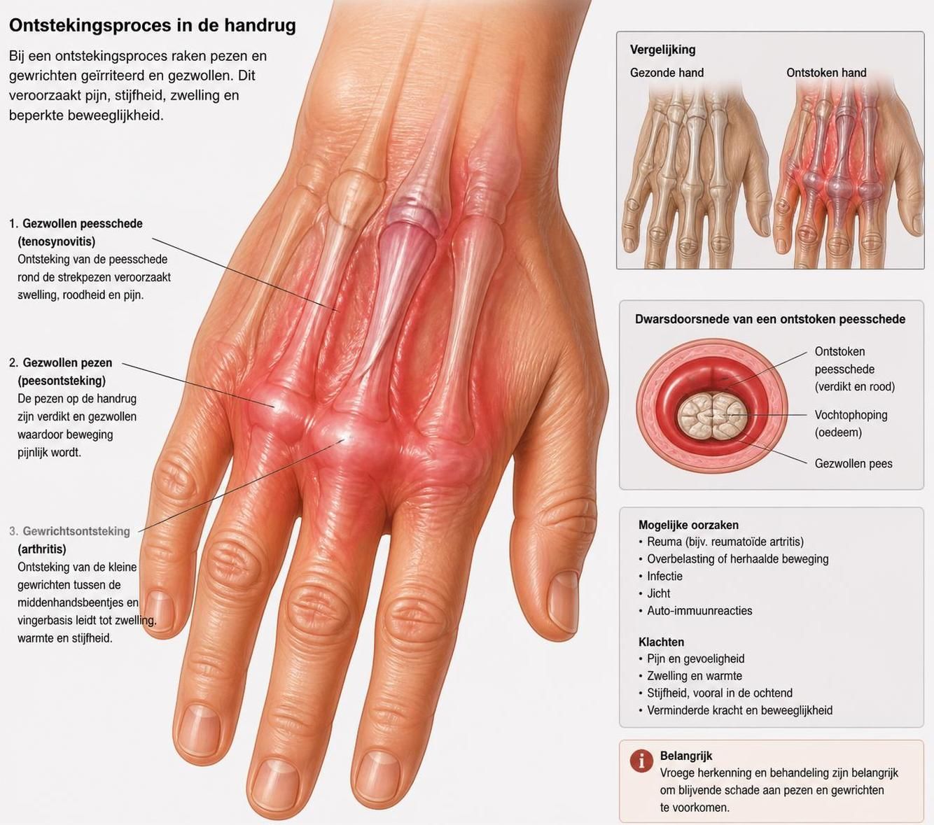 leer hoe u handrugpijn kunt herkennen en behandelen, inclusief de mogelijke oorzaken en effectieve oplossingen voor verlichting.