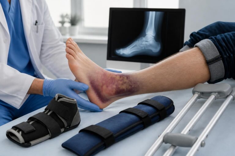 ontdek hoe je een gebroken enkel kunt herkennen en leer over de meest effectieve behandelmethoden voor een snel herstel.
