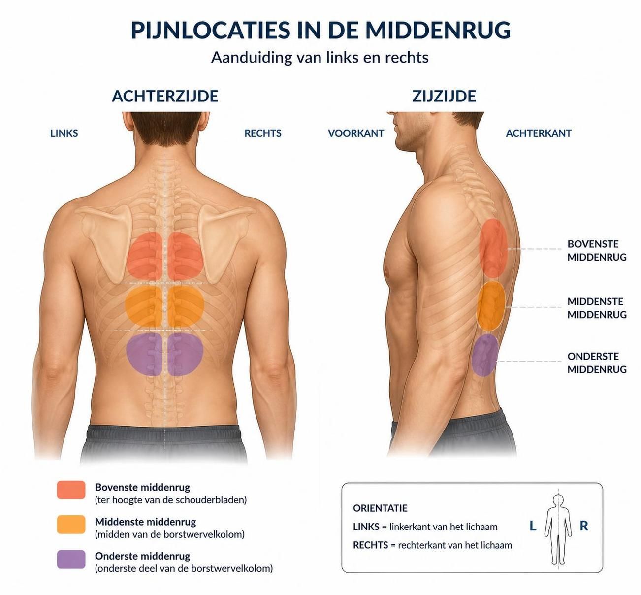 ontdek de meest voorkomende oorzaken van rugpijn in het midden van de rug en effectieve oplossingen om verlichting te bieden en uw mobiliteit te verbeteren.