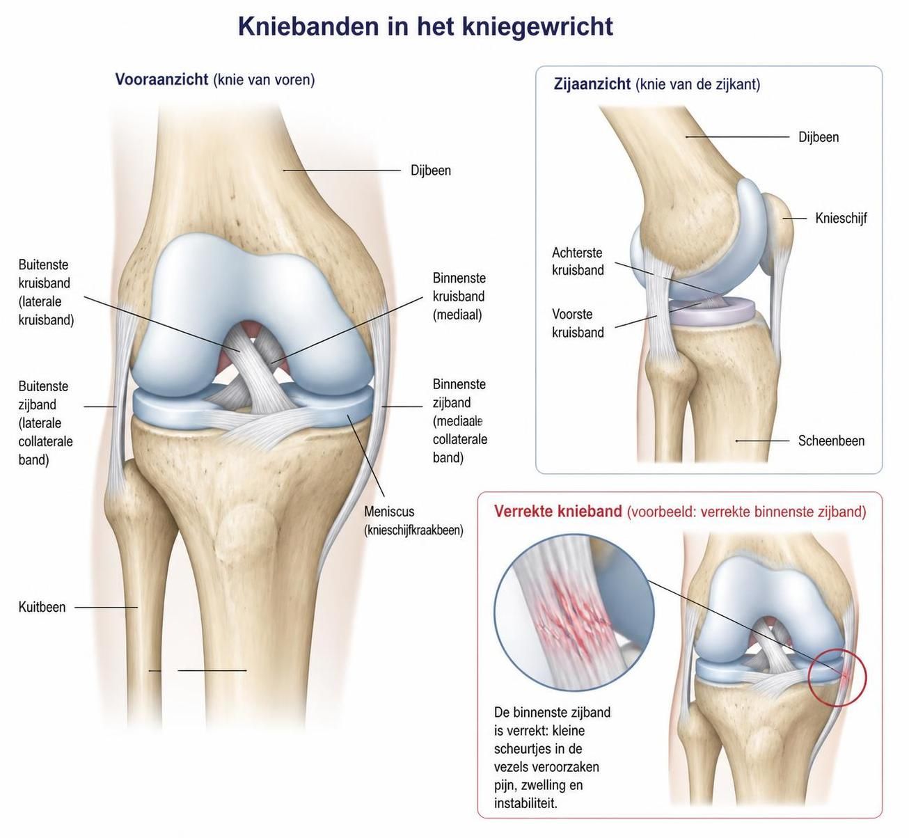 leer hoe je verrekte kniebanden herkent, ontdek de symptomen en effectieve behandelingen om snel en veilig te herstellen.