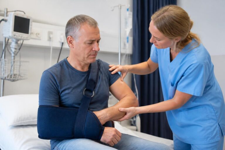 ontdek wat te doen bij een gebroken schouder, inclusief de belangrijkste symptomen en effectieve behandelingsmogelijkheden uitgelegd.