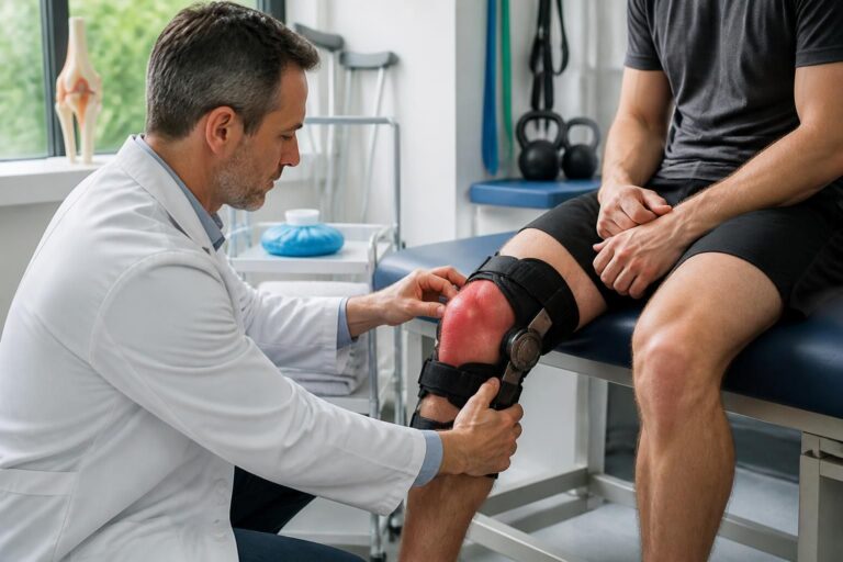 ontdek wat te doen bij een gescheurde knieband: herken de symptomen, leer over de behandelingsmogelijkheden en het herstelproces voor een optimaal herstel.