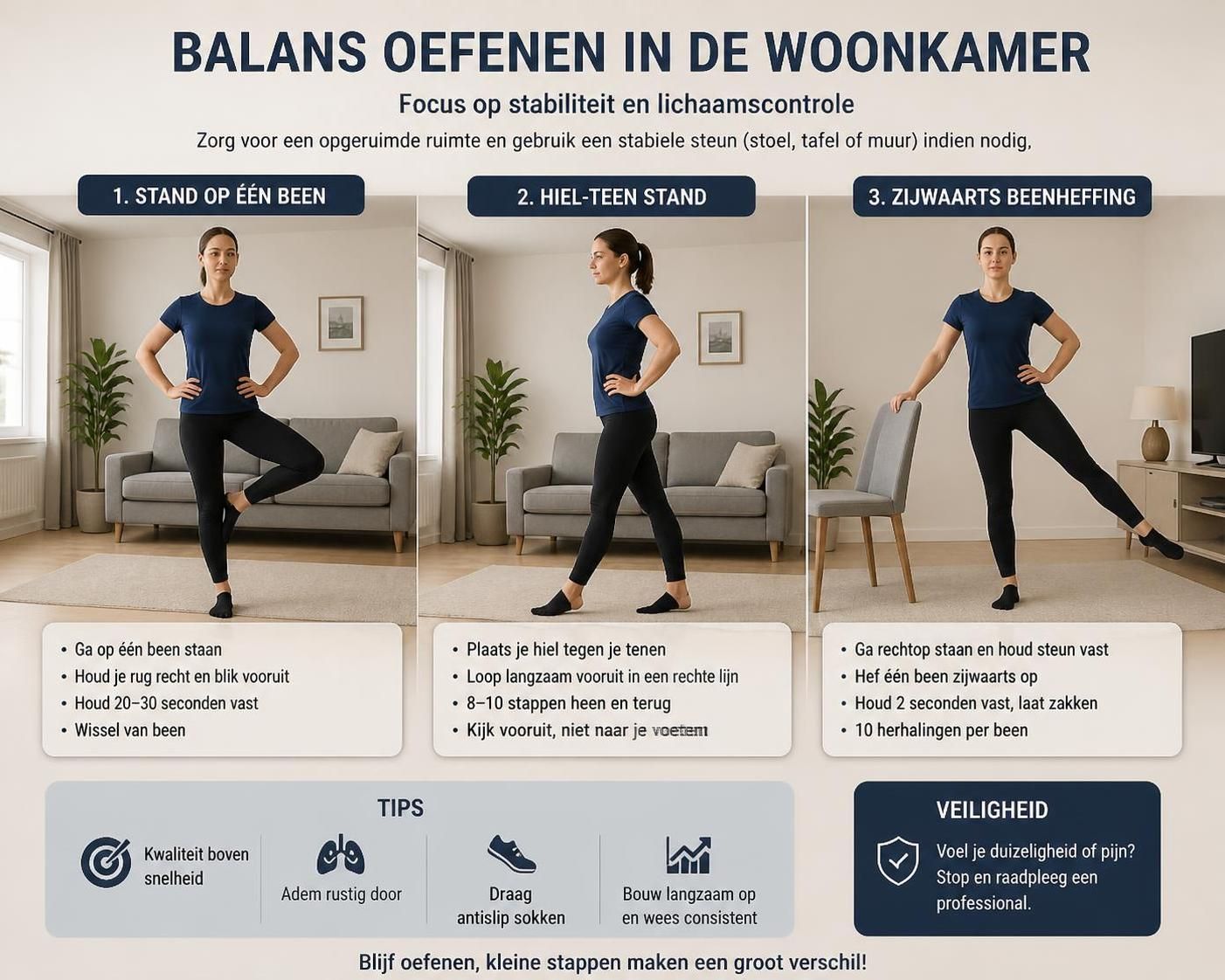 ontdek effectieve balans oefeningen die je stabiliteit verbeteren en je dagelijkse bewegingen versterken. verbeter je evenwicht met onze deskundige tips en trainingen.