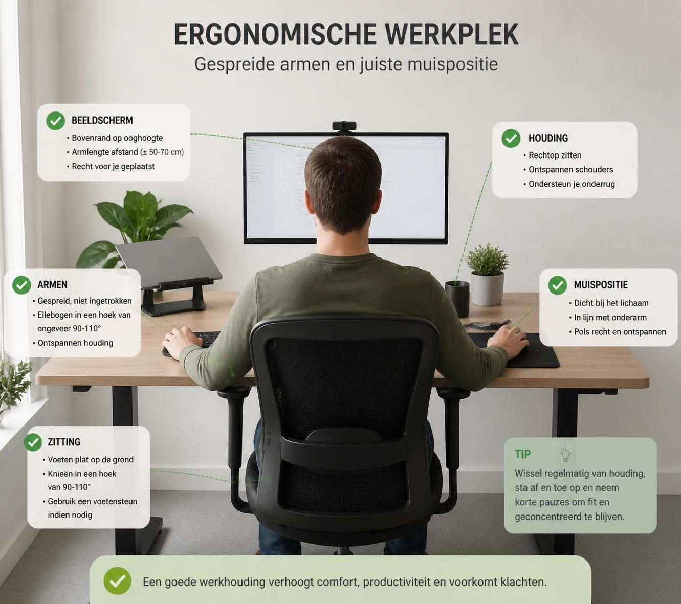 ontdek effectieve tips om muisarm te voorkomen en behandelen, inclusief ergonomische adviezen en oefeningen voor gezonde armen en polsen.