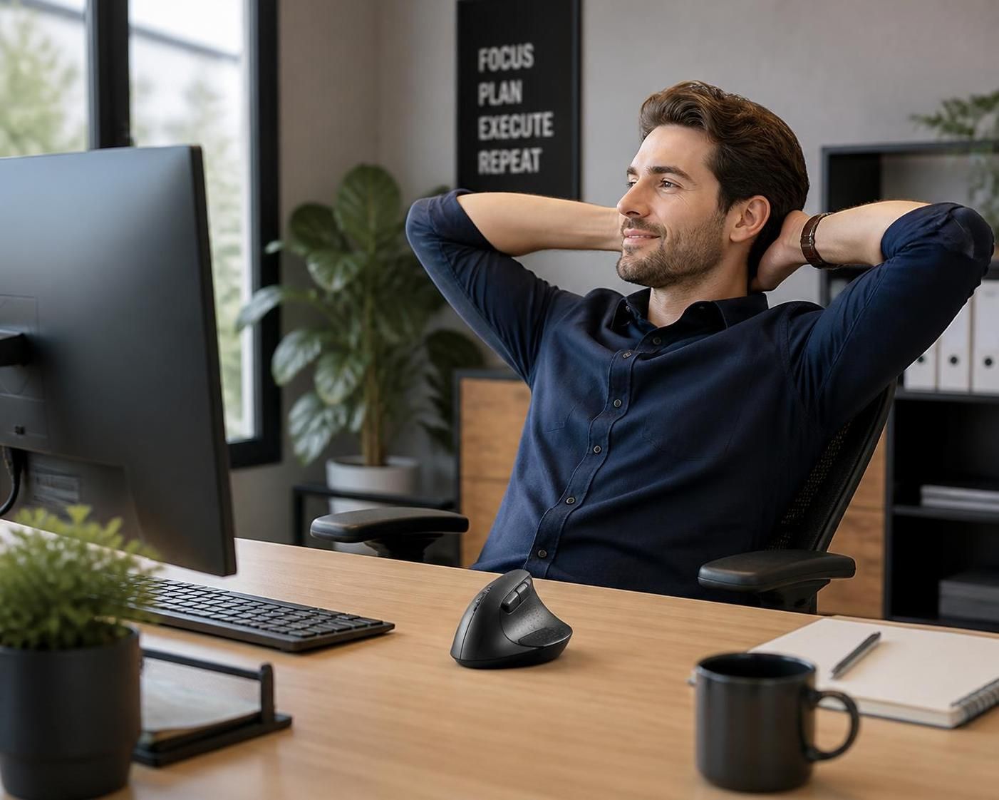ontdek hoe een ergonomische muis nek- en polsklachten kan voorkomen door een natuurlijke houding te bevorderen en spanning te verminderen tijdens het werken.