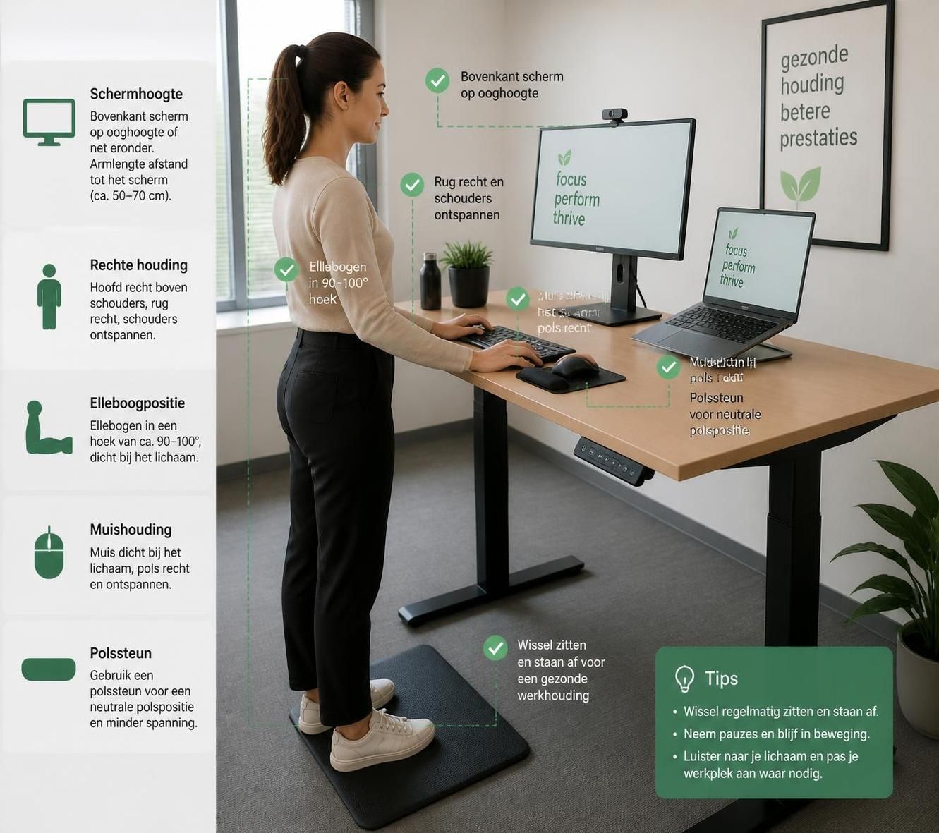 ontdek hoe een ergonomische muis helpt nek- en polsklachten te voorkomen en zorgt voor een comfortabele werkhouding.