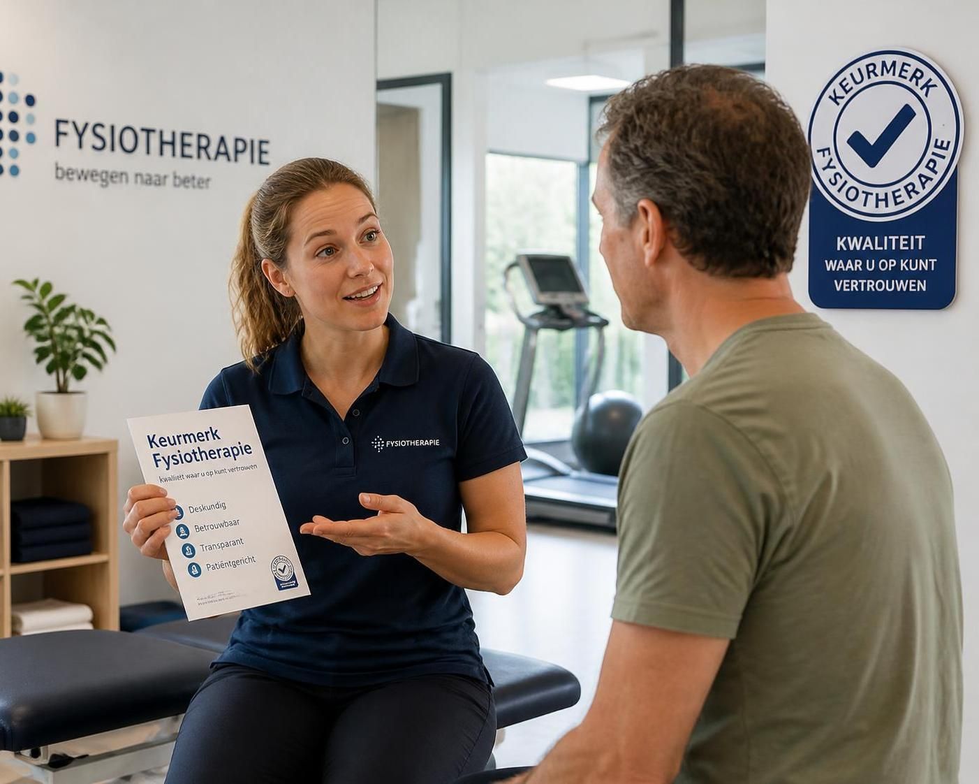 ontdek wat het keurmerk fysiotherapie betekent en waarom het belangrijk is voor de kwaliteit van uw behandeling en vertrouwen in uw therapeut.