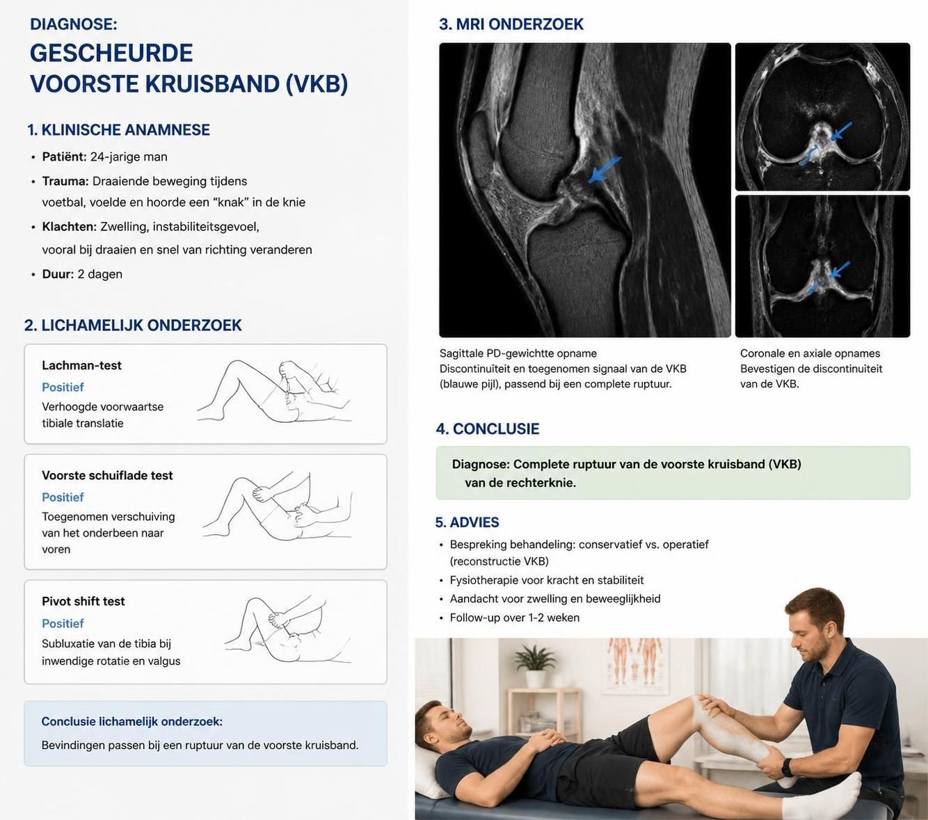 ontdek wat een gescheurde voorste kruisband is, de symptomen, oorzaken en de meest effectieve behandelingsmogelijkheden voor een snel herstel.